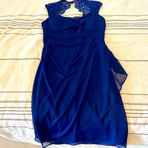 Blue cocktail dress